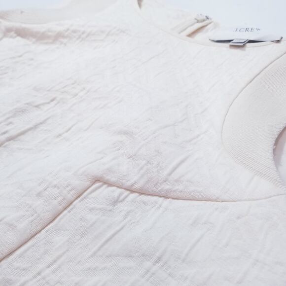 J. Crew Jacquard Shift Mini Dress Zipper Pockets Sleeveless - Picture 9 of 13